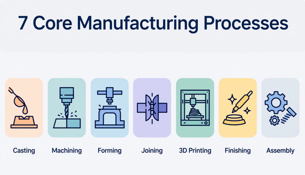7 Core Manufacturing Processes