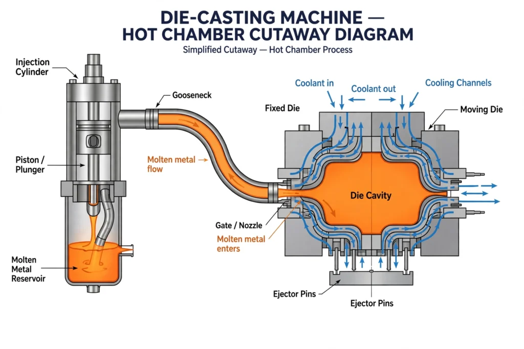 Die casting process