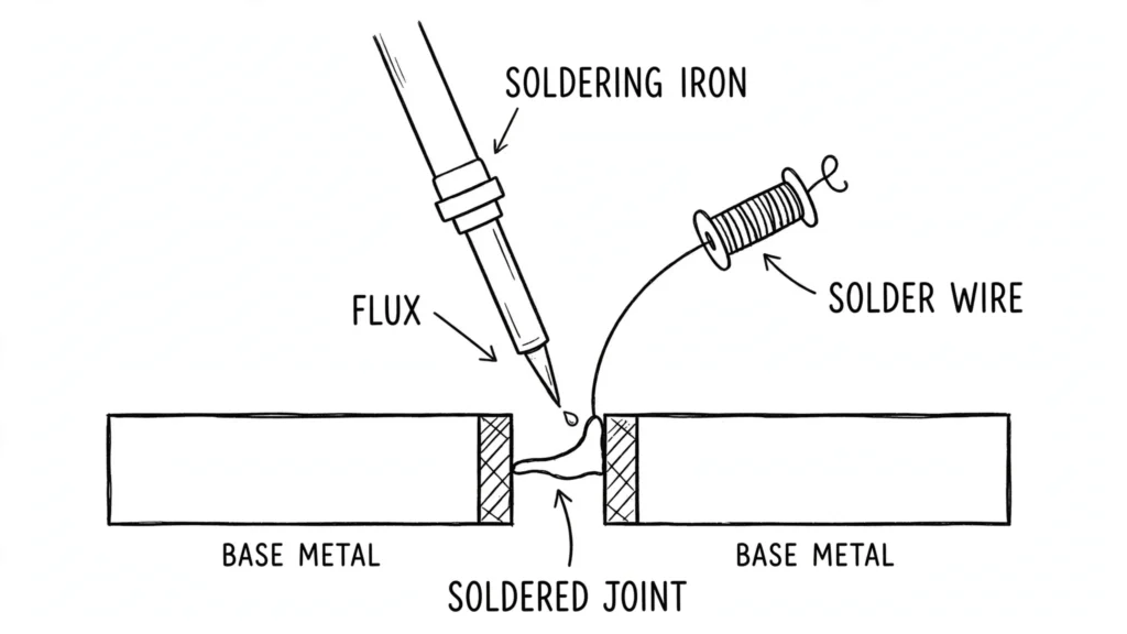 Soldering Process Diagram